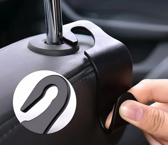Car Headrest Hooks | Set of 4